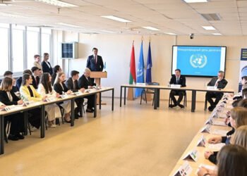 Belarus’ FM joins BSU students for International Delegate’s Day celebration 