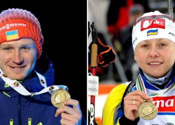 Serhii Semenov and Oksana Khvostenko led the biathlon teams of Ukraine Biathlon