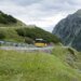Swiss Flüela pass awakens from winter hibernation