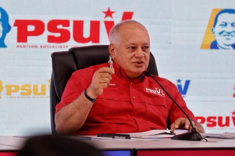 Cabello calls on Chavismo to march on April 9, the day on which workers want to protest in Miraflores