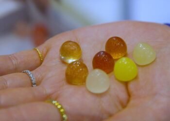 Jeweler Anabela Chan makes precious gem stones from food waste