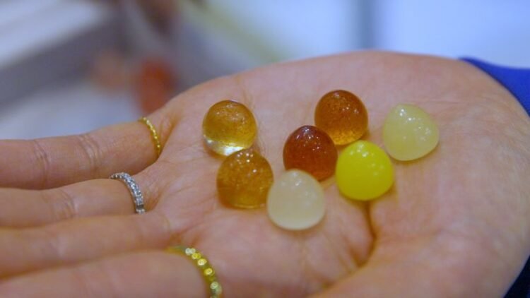 Jeweler Anabela Chan makes precious gem stones from food waste
