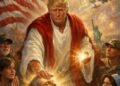 Trump deletes image depicting him as Jesus Christ