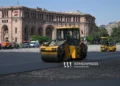 Large-scale medium road repair works have started in Yerevan