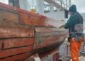 Seventy and going out on an oak boat
