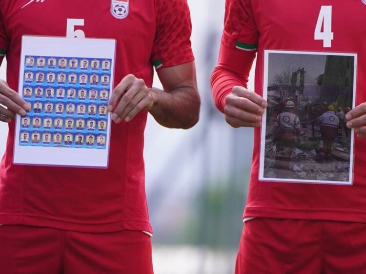 The national football team’s convoy named “Minab 168” is going to the World Cup