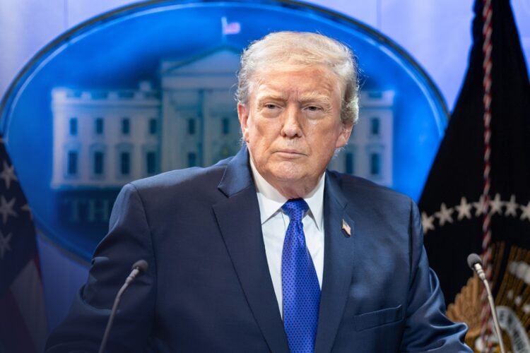Trump announces that the United States will implement a naval blockade of the Strait of Hormuz