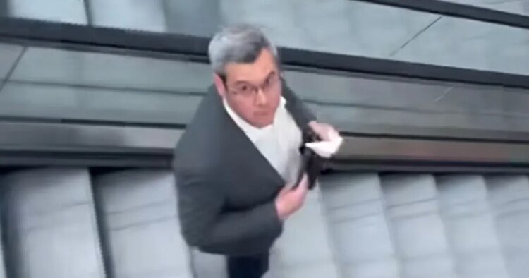 Telex: Irritable, like a one-time secretary of state on an escalator? It could also be due to the windy weather