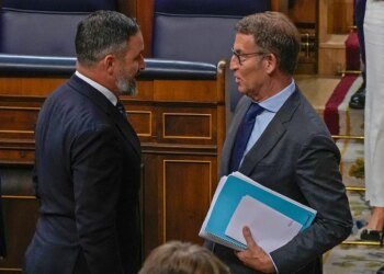 Immigration and the role of the opposition, the two fronts that Abascal clings to to weaken Feijóo
