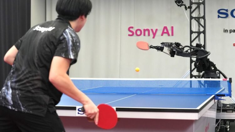 Robot Ace defeats professional table tennis players