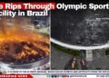 Fire Rips Through Olympic Sports Facility in Brazil