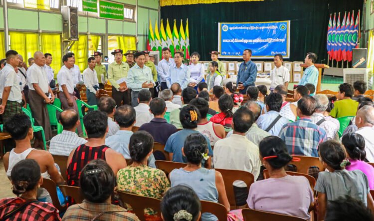 Necessary aid provided to strong wind victims in Bago Region