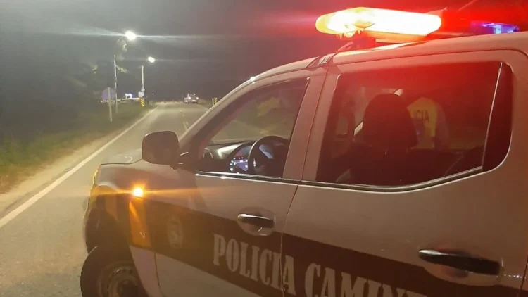 A motorcyclist was burned to death on Route 1 after being hit by a truck