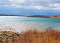 The unique Yasga Lake supplies clean water to the western region of Turkmenistan