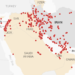 Visualizing the US-Israeli war with Iran and retaliation in maps and charts
