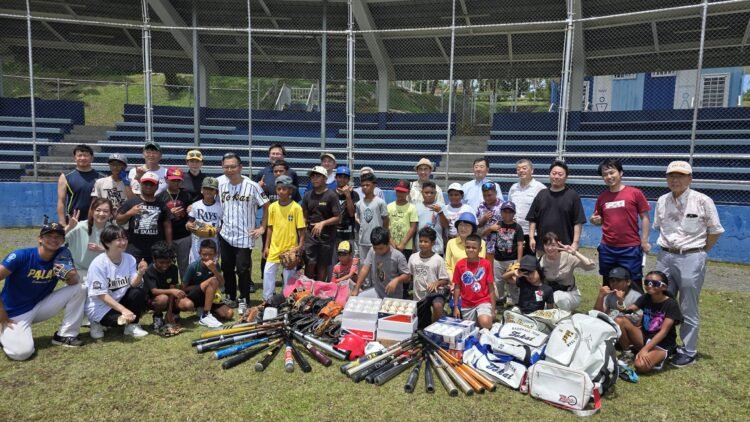Palau, Hokkaido Bond Over Baseball as Japan Delegation Donates Equipment to Youth League