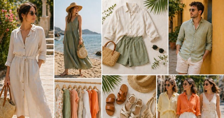 Fashion guide for summer: Light materials and bright colors
