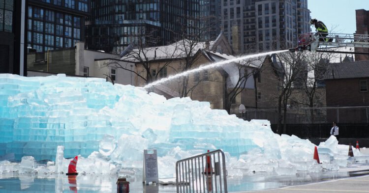 Drake’s Ice Installation for New ‘Iceman’ Album Brings Headaches to Toronto