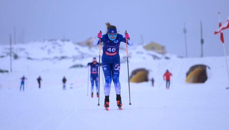 The youth broke through at the Greenland cross-country championships