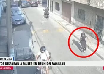 Woman is wounded by a gunshot during a family reunion in Cercado de Lima