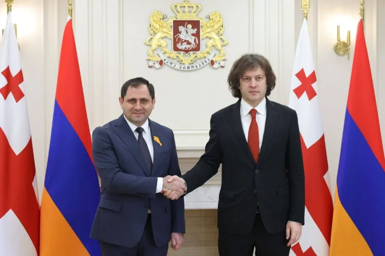 Suren Papikyan and Irakli Kobakhidze met in Tbilisi