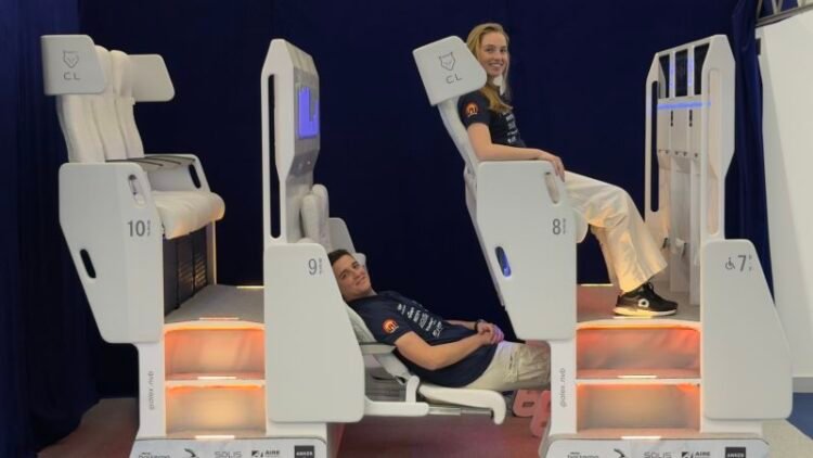 The double-level airplane seat is back with the ‘ultimate’ statement