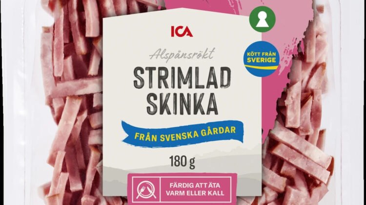 ICA recalls shredded ham – labeled with wrong best-before date
