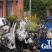 New IRA suspected over car explosion outside Belfast police station | Northern Ireland