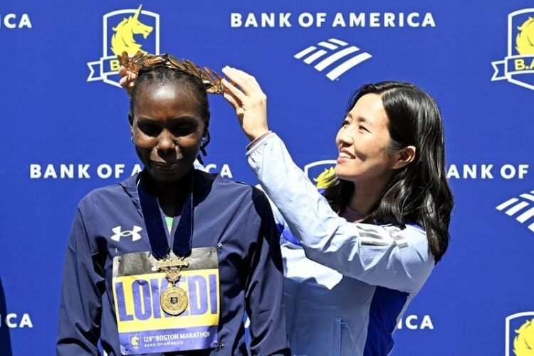 Athletics: Athletics-Lokedi aims to repeat Boston Marathon win after record-breaking run