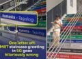 Lost in translation: Aussie school staircase’s Tagalog slip sparks online snickers