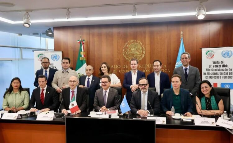 UN High Commissioner expresses concern about violence in Mexico in the Senate