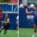 Panamanian flag football gives a coup of authority at the start of South Americans