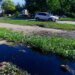 Sewage spill on South Boulevard accumulates months of pollution