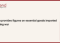 Iran provides figures on essential goods imported during war