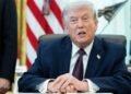 Trump reads a passage from the Bible at a public event, tension with the Pope and war with Iran mark the context