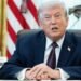 Trump reads a passage from the Bible at a public event, tension with the Pope and war with Iran mark the context