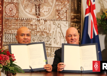 New Zealand pledges $20 million to Tuvalu, leaders agree to an eventual treaty