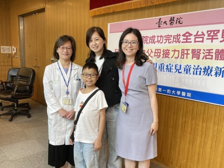 Boy who received two transplants from parents returns to school
