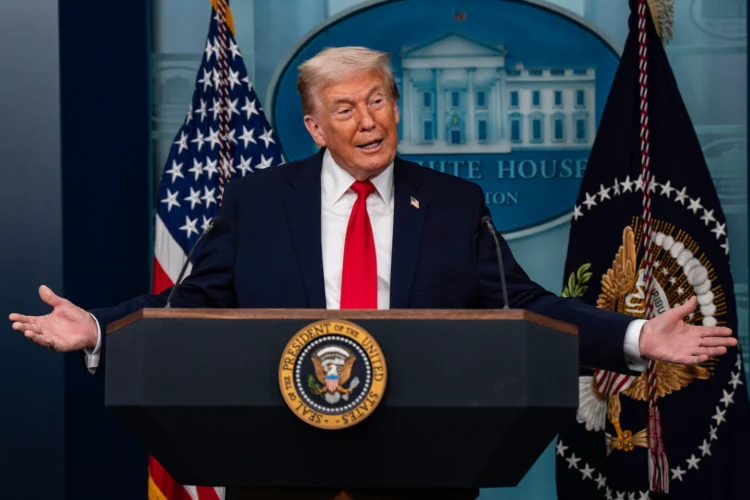 Trump, sounding like Biden, says he deserves more credit