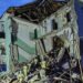 In Sizran, a high-rise building collapses as a result of a Ukrainian strike
