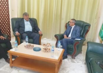 The Sahrawi ambassador to Algeria receives a representative of the Popular Front for the Liberation of Palestine