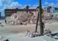 The remains of the ISDi, an illegal construction material quarry