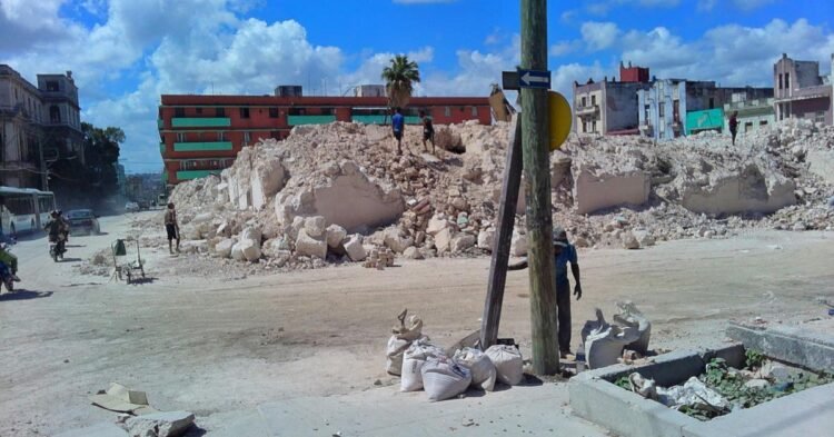 The remains of the ISDi, an illegal construction material quarry