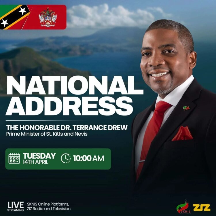 Prime Minister Drew to Deliver National Address April 14, 2026