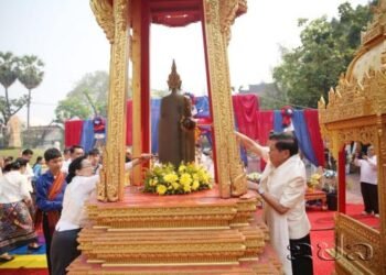Lao New Year Celebrations Begin in Vientiane with Strong Cultural Spirit