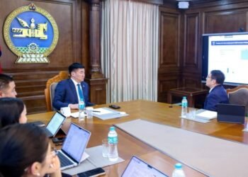 Speaker Byambatsogt Meets Governor of Bank of Mongolia