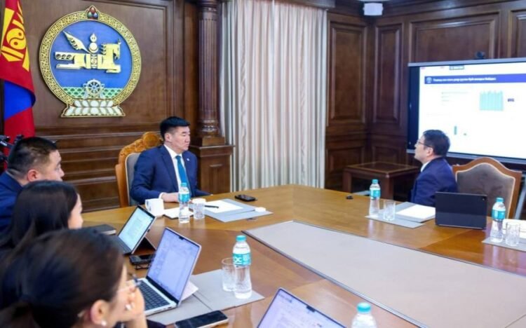 Speaker Byambatsogt Meets Governor of Bank of Mongolia