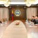 Speaker Shares Views with Leaders of Five Parties in Parliament