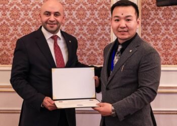 Myanganbayar Appointed East Asia Representative in Wrestling Federation