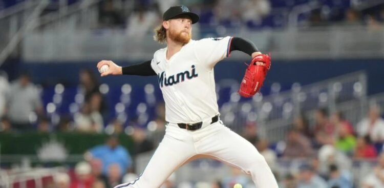Caissie had 3 hits and drove in 3 runs to help Marlins beat Reds